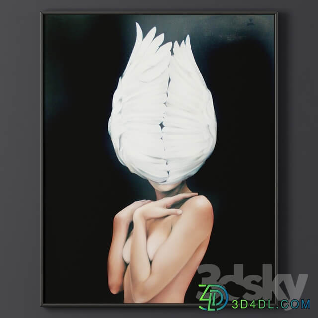 Paintings in the framework of