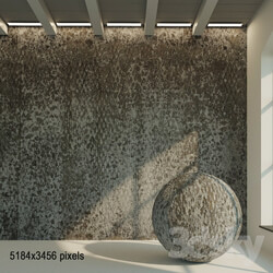 Stone Concrete wall. Old concrete. 23 