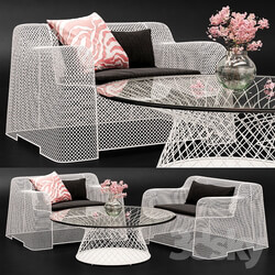 Arm chair Coalesse Ivy Chair Emu Table 