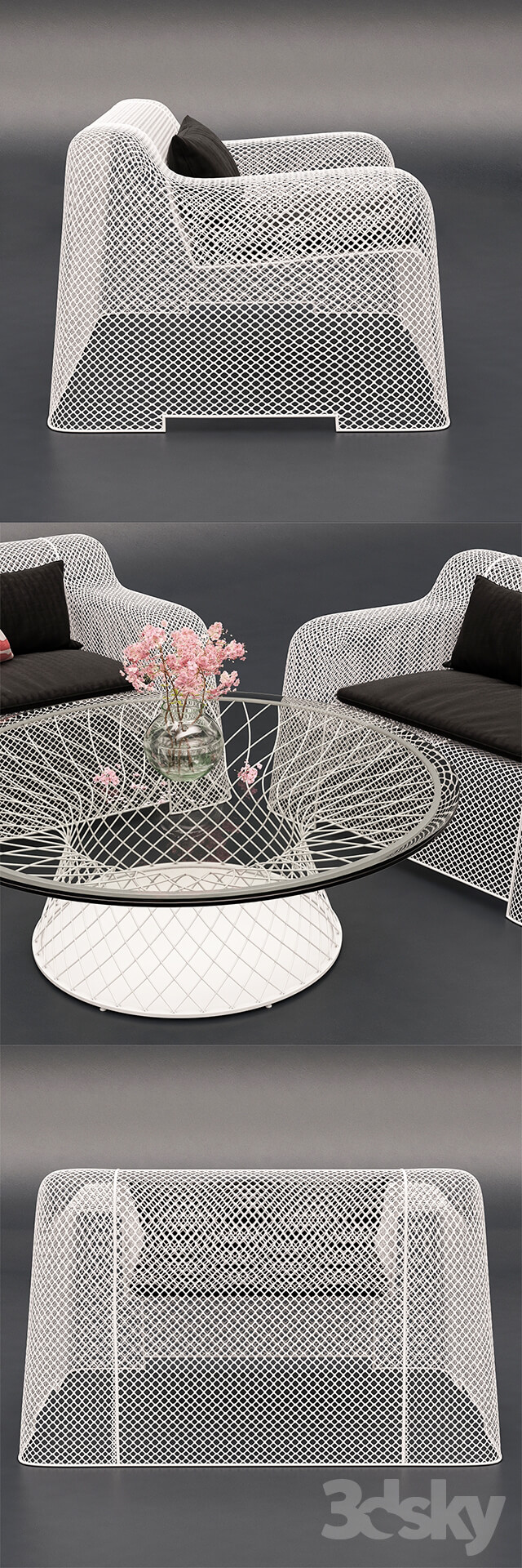 Arm chair Coalesse Ivy Chair Emu Table