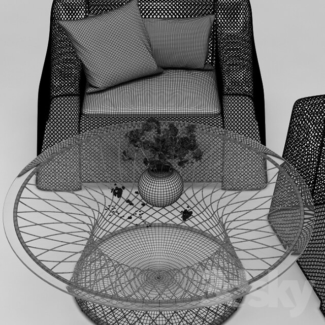 Arm chair Coalesse Ivy Chair Emu Table
