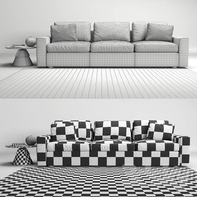 de Sede ds 247 sofa and ds 615 table
