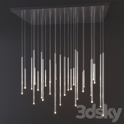 A Tube Nano Cluster sistem Pendant light 3D Models 