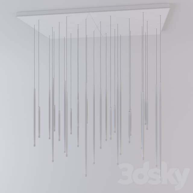 A Tube Nano Cluster sistem Pendant light 3D Models
