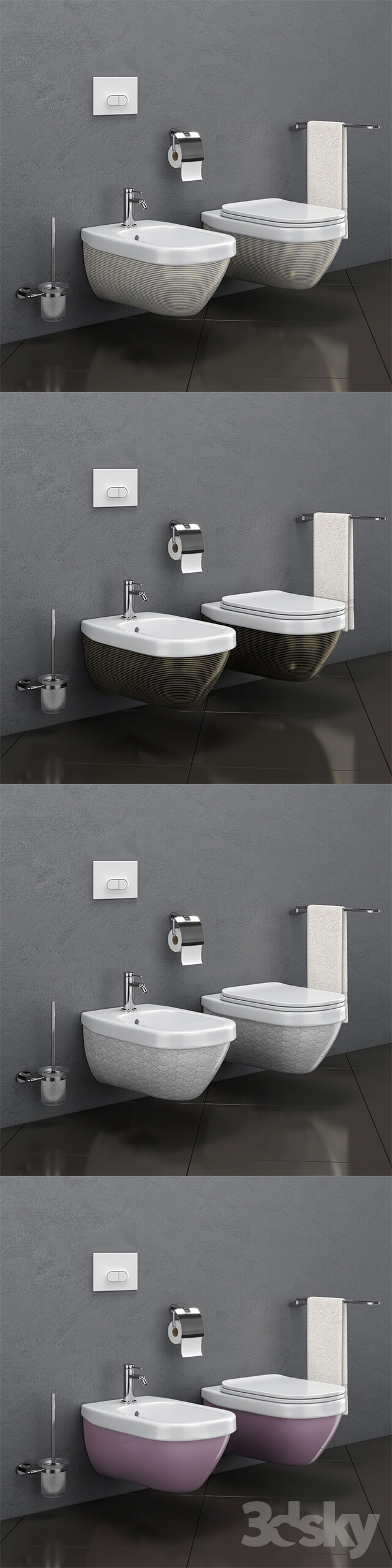 Toilet and bidet HATRIA ABITO