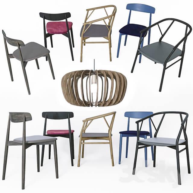 Table Chair Miniforms Decapo table Claretta Valerie chair Coraline lamp