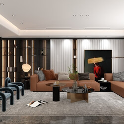 3D Interior Scene File 3dsmax Model Livingroom 571 By Huy Hieu Lee 