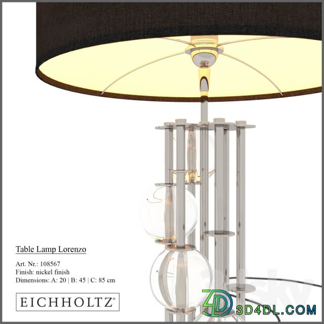Lorenzo Table Lamp by Eichholtz