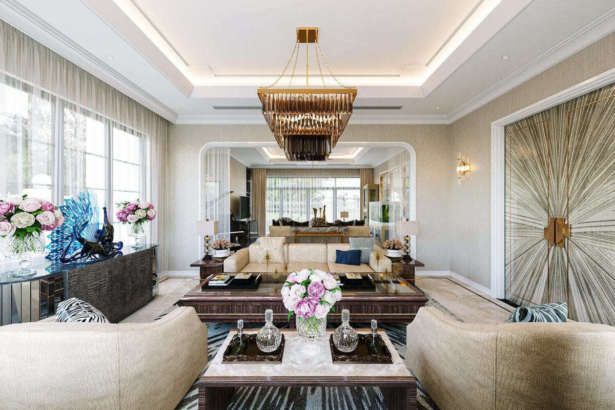  3D Interior House by Hoang Tuan