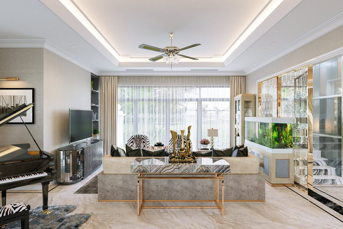  3D Interior House by Hoang Tuan
