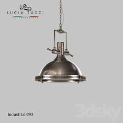 093 Industrial Chandelier Pendant light 3D Models 