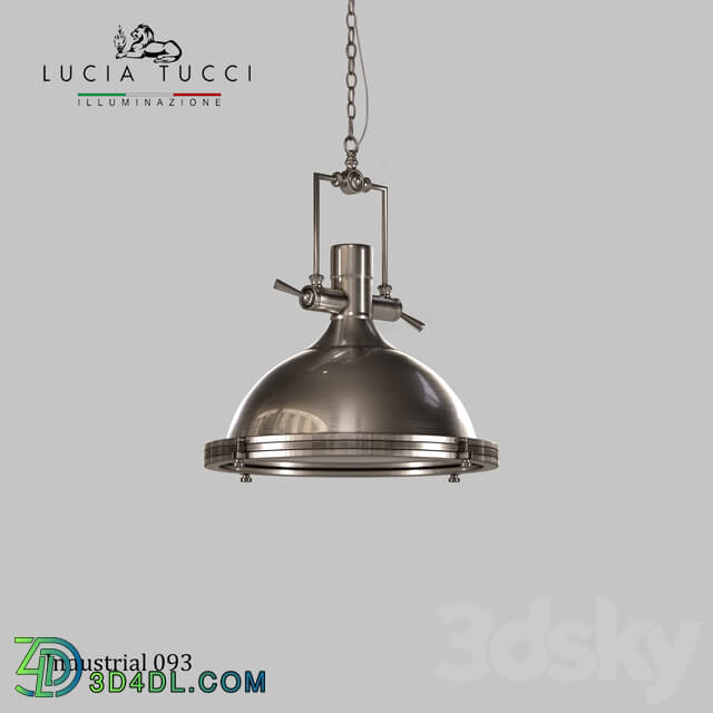 093 Industrial Chandelier Pendant light 3D Models