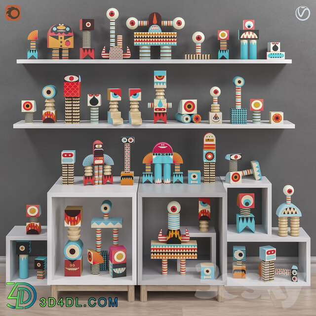 Toys and furniture set 30