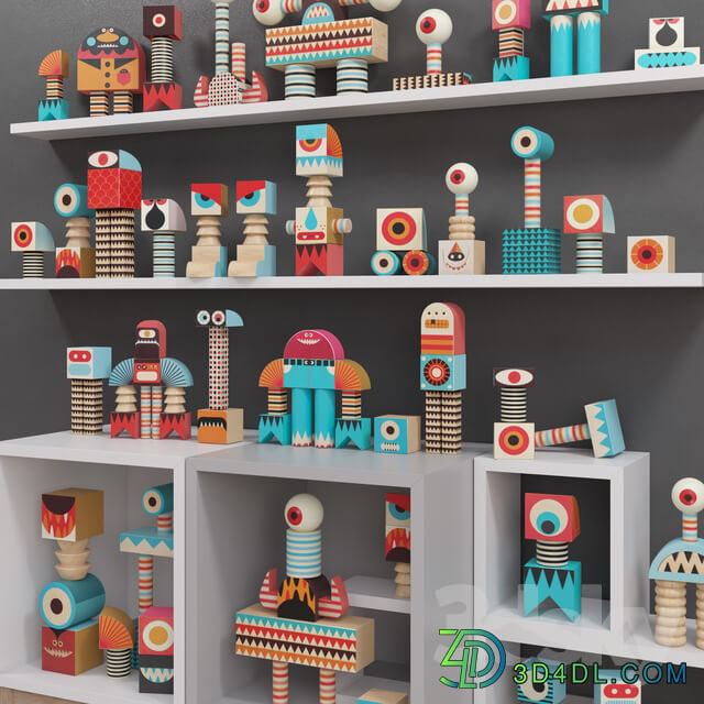 Toys and furniture set 30