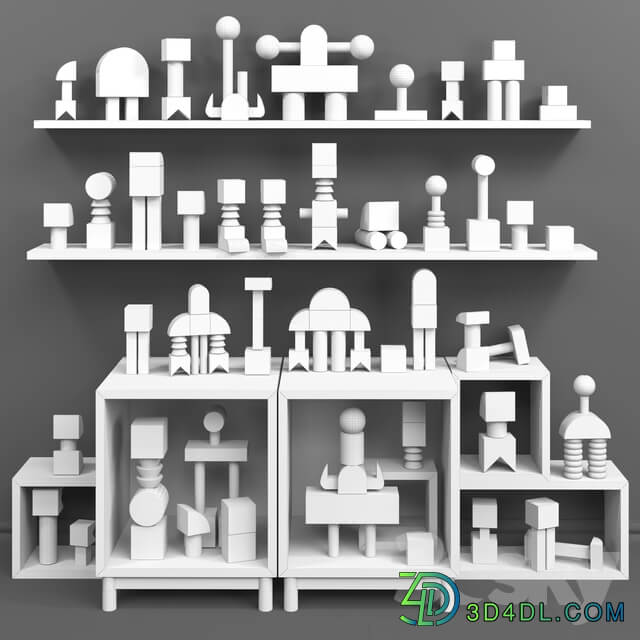 Toys and furniture set 30