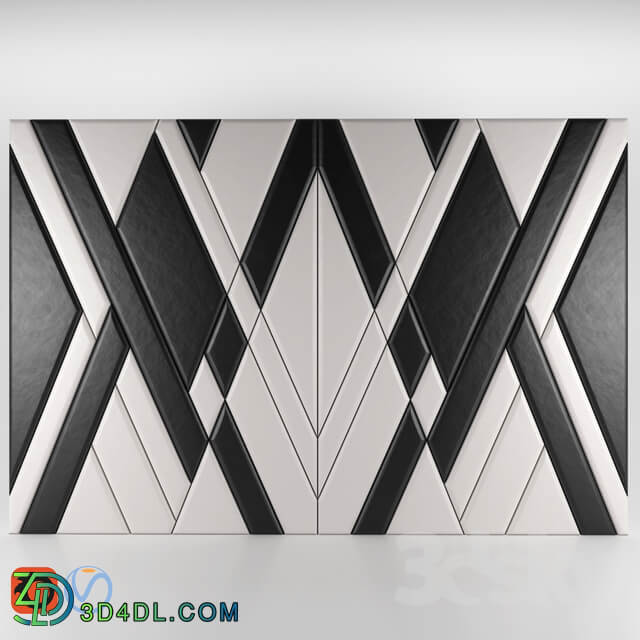 3D panel Wall Panel 17