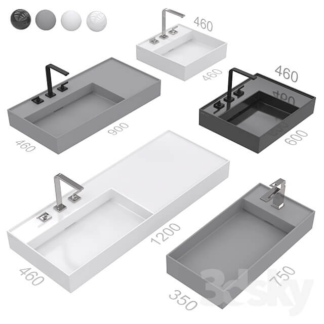 Laufen Kartell washbasins.