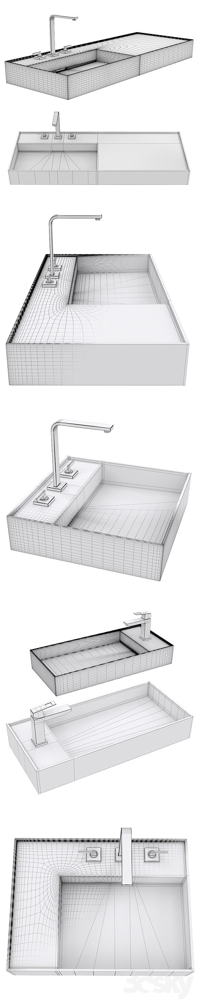 Laufen Kartell washbasins.