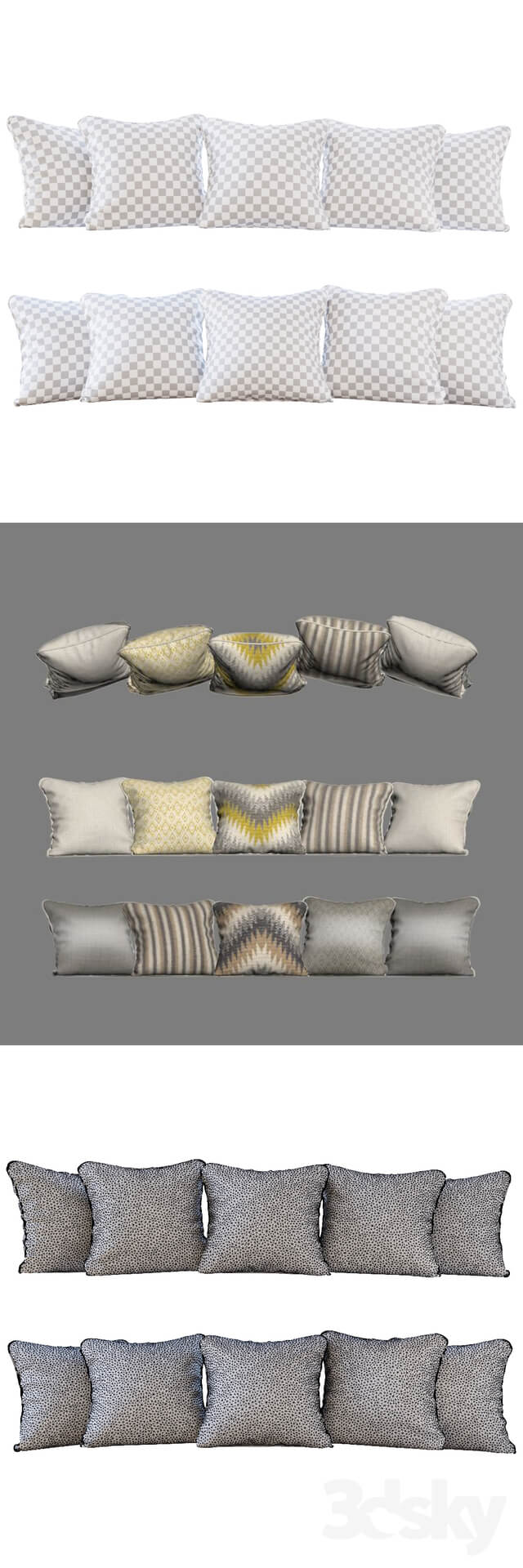 A set of pillows Romo 03