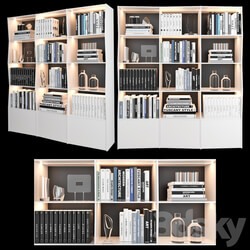 Maisons du Monde set 50 Wardrobe Display cabinets 3D Models 
