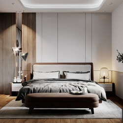 3D Interior Scenes File 3dsmax Model Bedroom 421 By Khoa Nq 