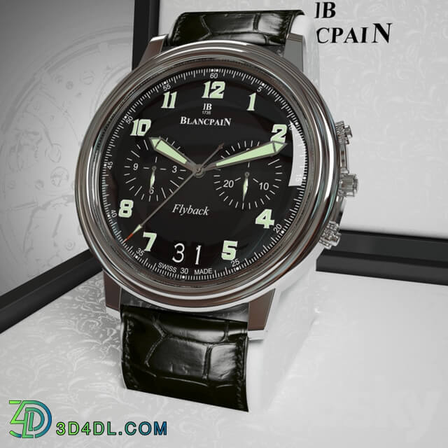 Blancpain Watches Clocks 3D Models
