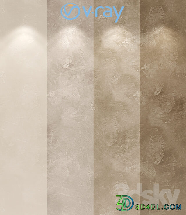 Miscellaneous Decorative plaster in loft style single layer variant 007