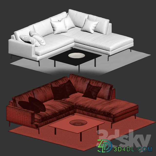 Larsen Verzelloni Corner Sofa