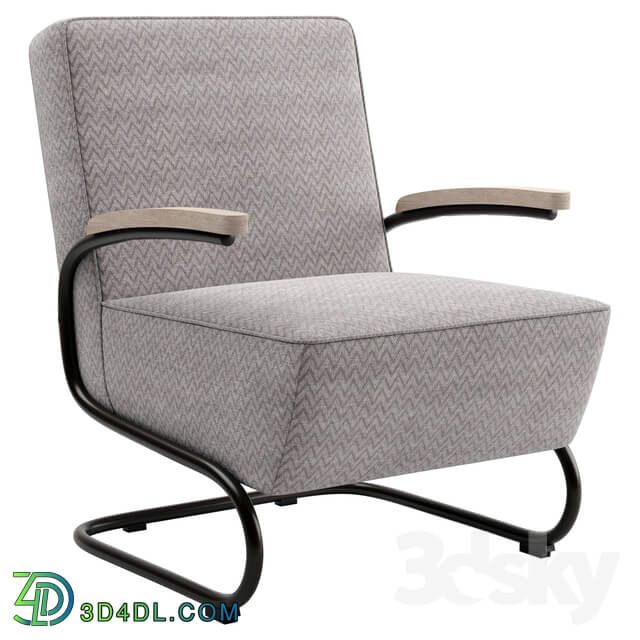 Crosby Accent Chair Gray by Apt.1710