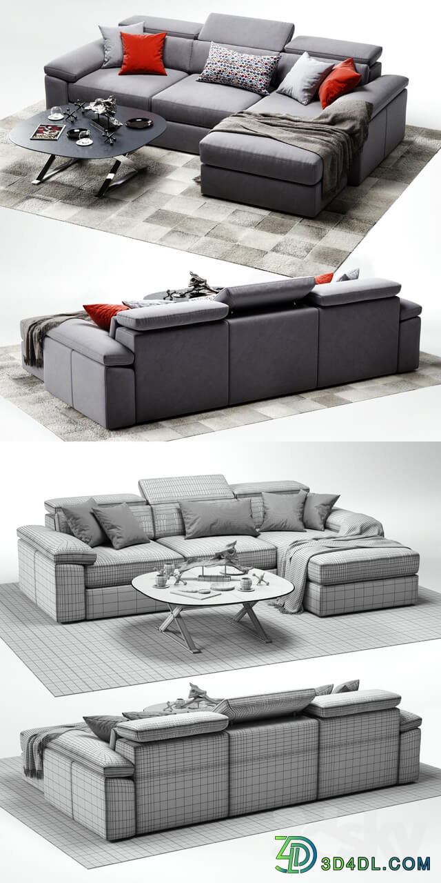 VAVICCI Diamante Corner Sofa