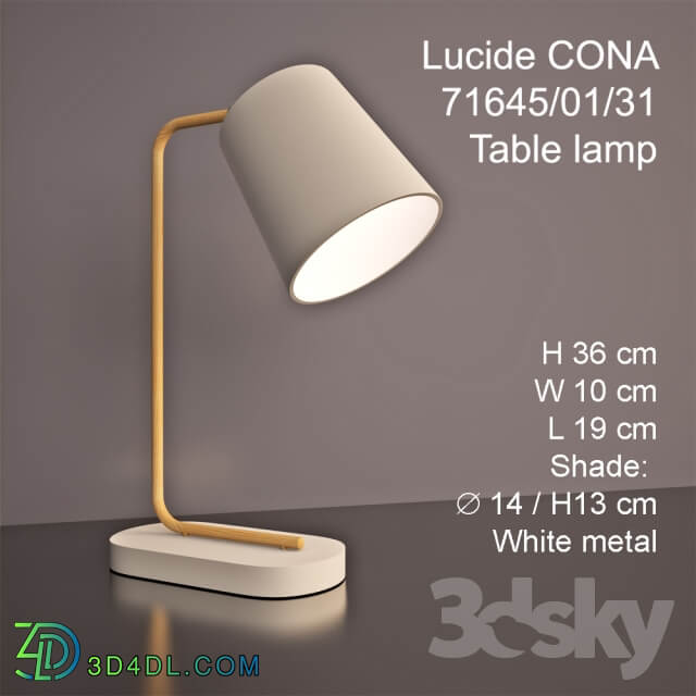 Table lamp Lucide CONA 71645 01 31