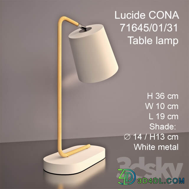 Table lamp Lucide CONA 71645 01 31