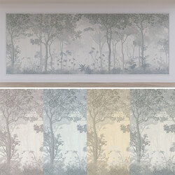 Affresco Morning in the forest 
