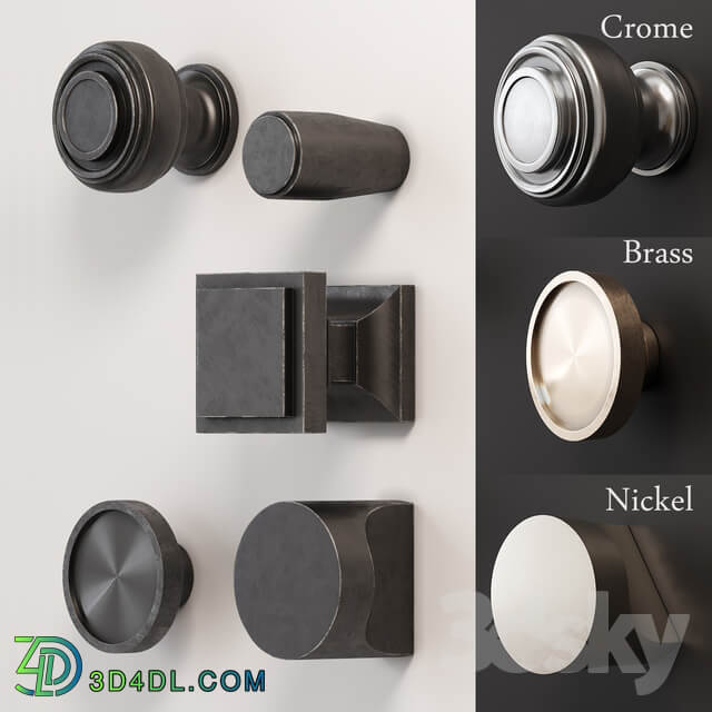 Other A set of furniture handles buttons 