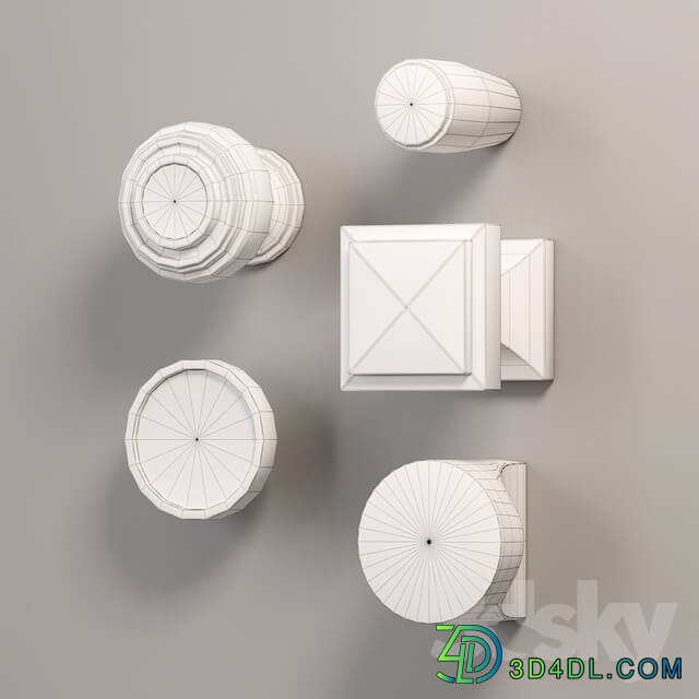 Other A set of furniture handles buttons 