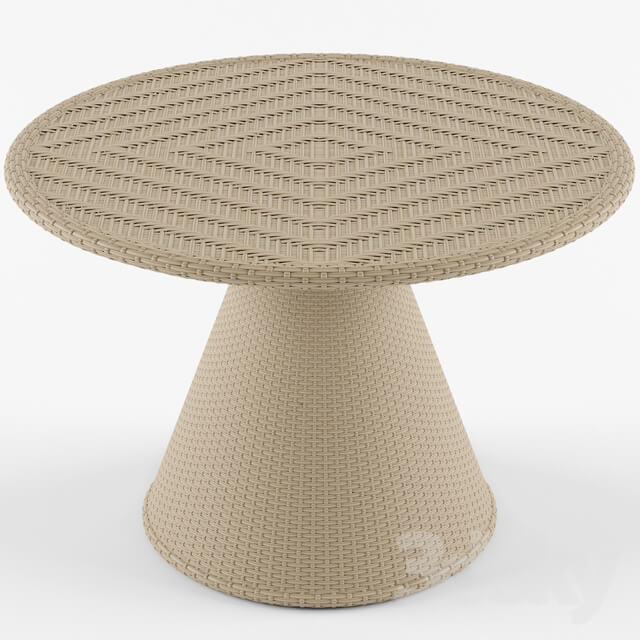 Table Chair Wicker chair and table Nautilus Komforta
