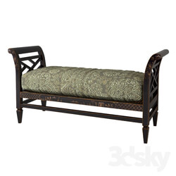 Baker chinoiserie bench 307 56 7 