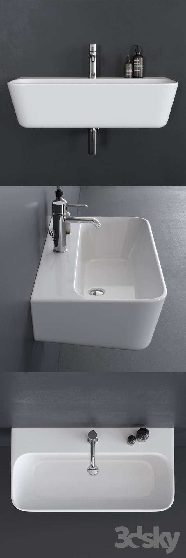 GALASSIA MEG11 Washbasin art. 5400M art. 5401M art. 5402M
