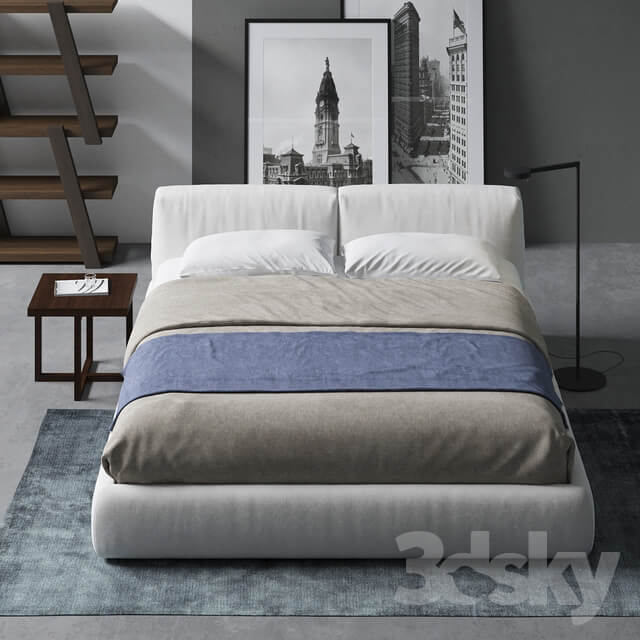Bed Bolton bed poliform