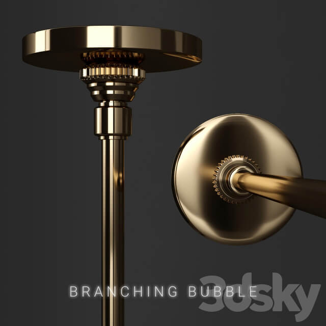 Branching bubble 6 lamps 2 Pendant light 3D Models