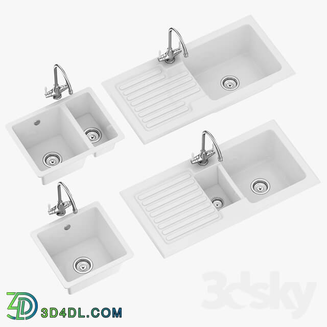 Rangemaster Ceramic Kitchen Sinks