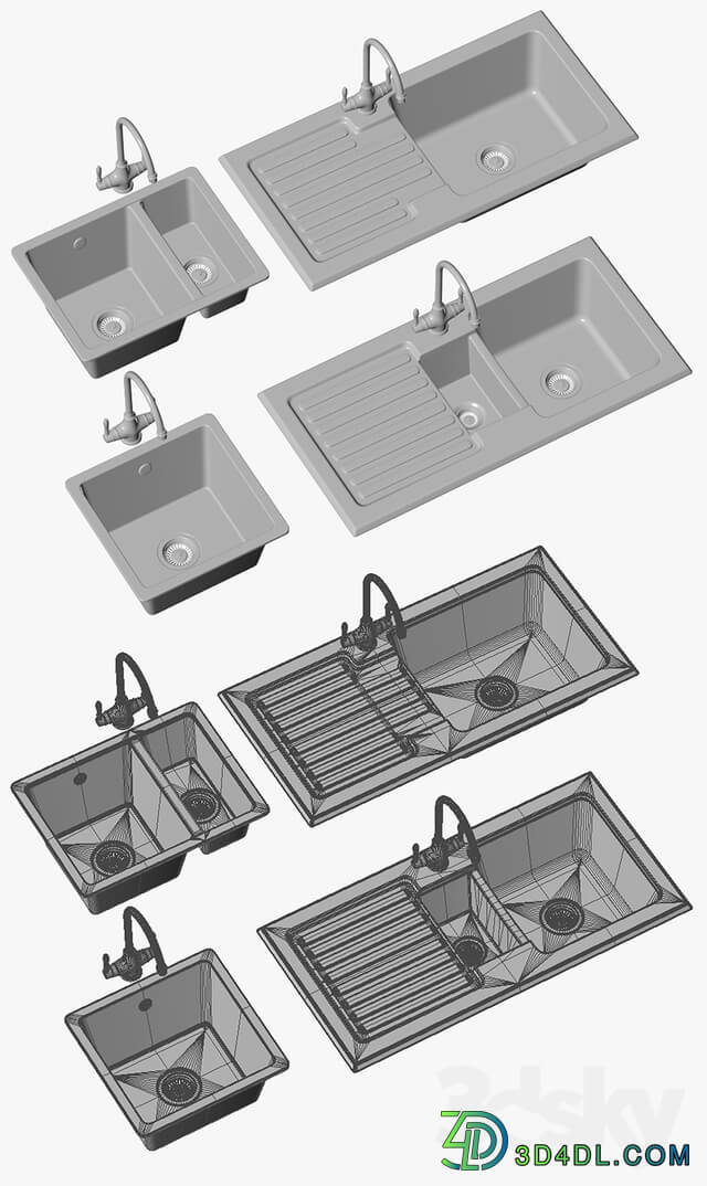 Rangemaster Ceramic Kitchen Sinks