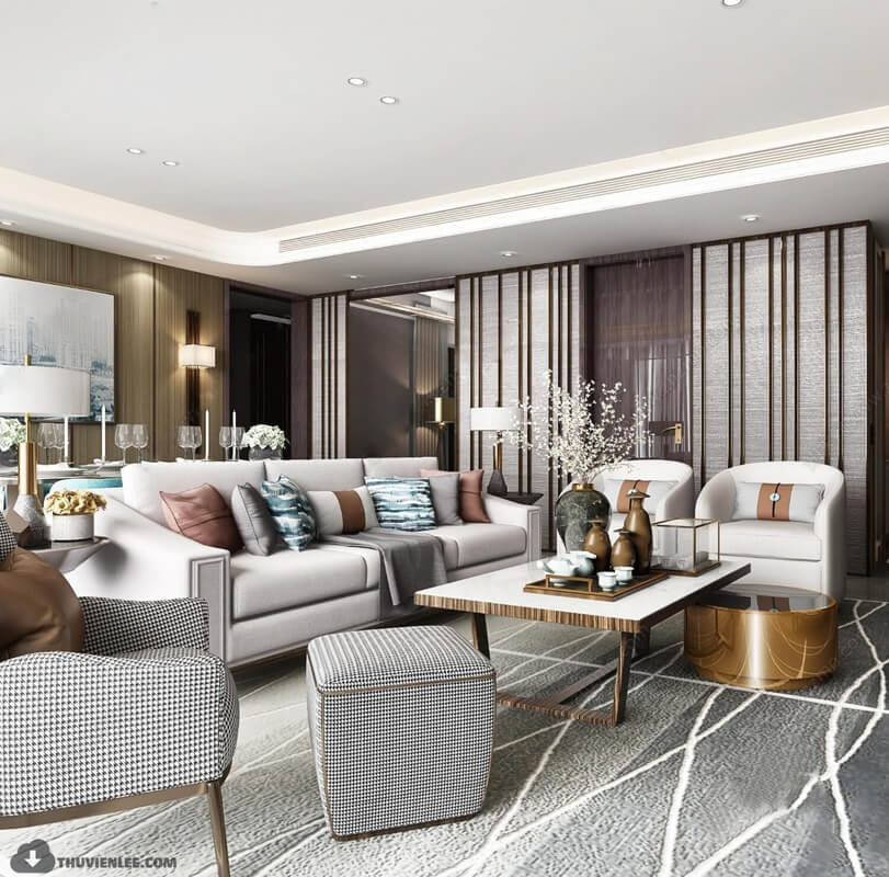  Living Room Interior by Le Anh Tuan