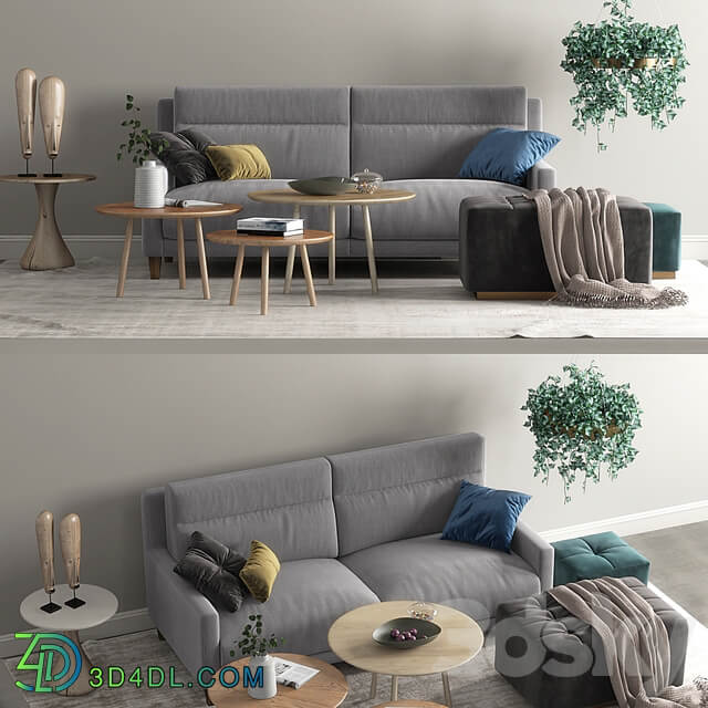 Frajumar sofa Soul set 3D Models