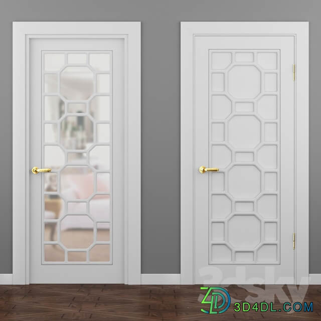 Doors Turin Onyx double doors