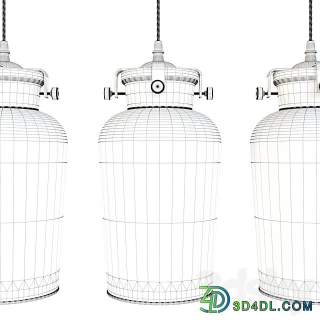 11 jar lamp Pendant light 3D Models