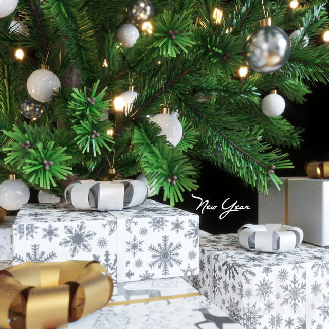 Spruce artificial New Year