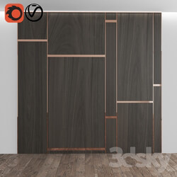 3D panel wooden panel 1 
