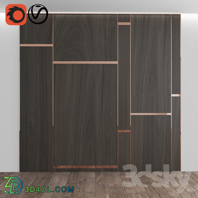 3D panel wooden panel 1