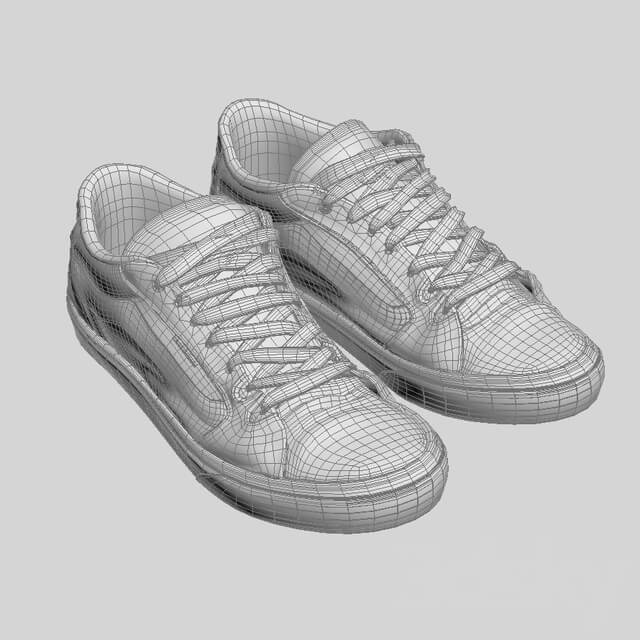 VANS Shoes Footwear 3D Models
